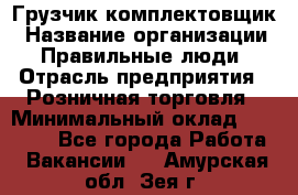 Грузчик-комплектовщик › Название организации ­ Правильные люди › Отрасль предприятия ­ Розничная торговля › Минимальный оклад ­ 30 000 - Все города Работа » Вакансии   . Амурская обл.,Зея г.